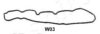 ASHIKA 47-0W-W03 Gasket, cylinder head cover